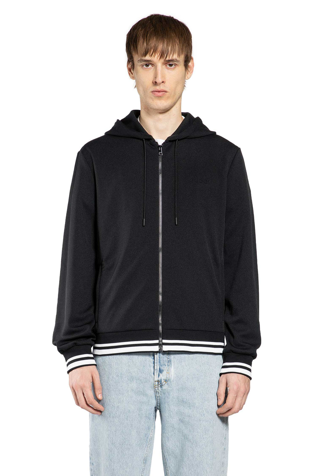 Technical Jersey Zip-Up hoodie