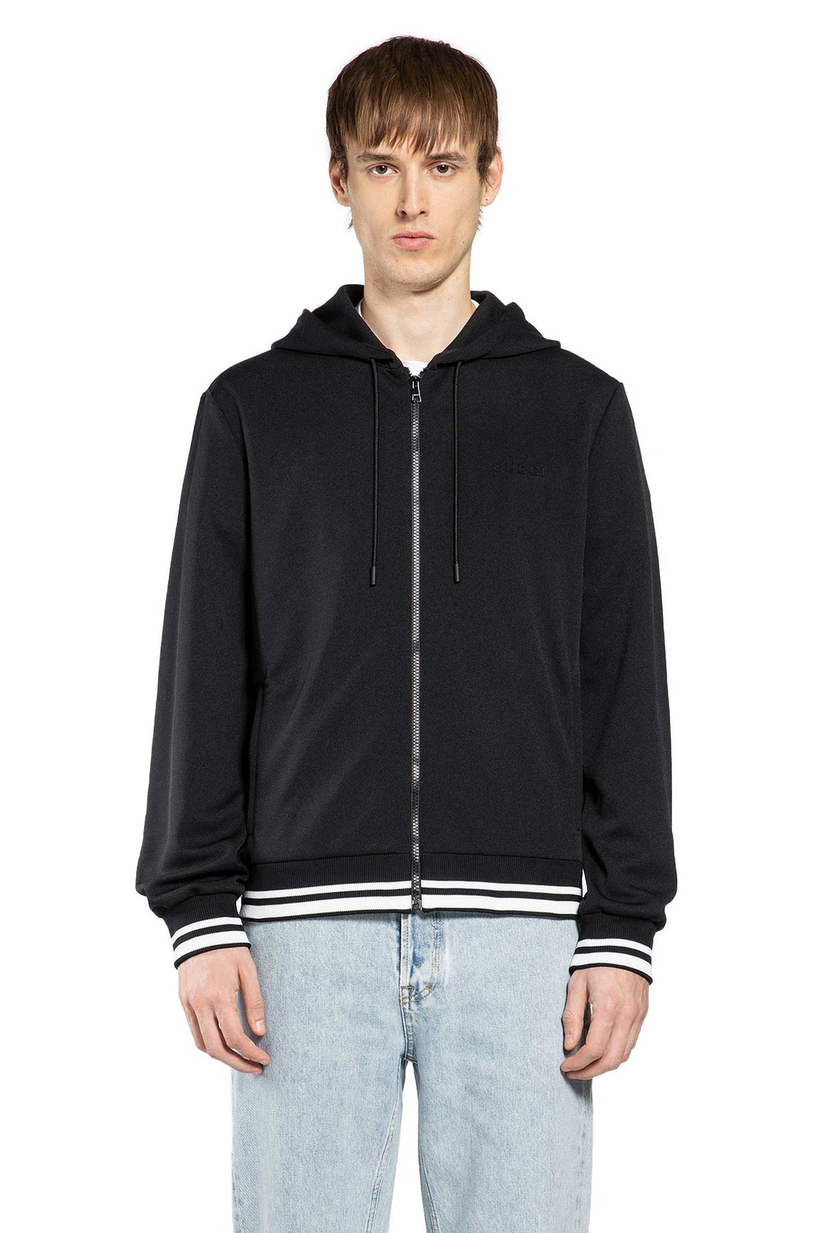 Technical Jersey Zip-Up hoodie
