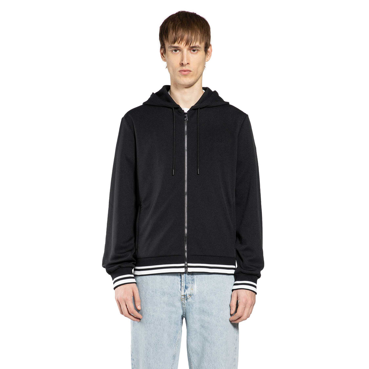 Technical Jersey Zip-Up hoodie