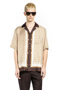 Equestrian Silk Twill Bowling Shirt