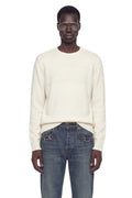 Knit Cotton Wool Jumper With Intarsia