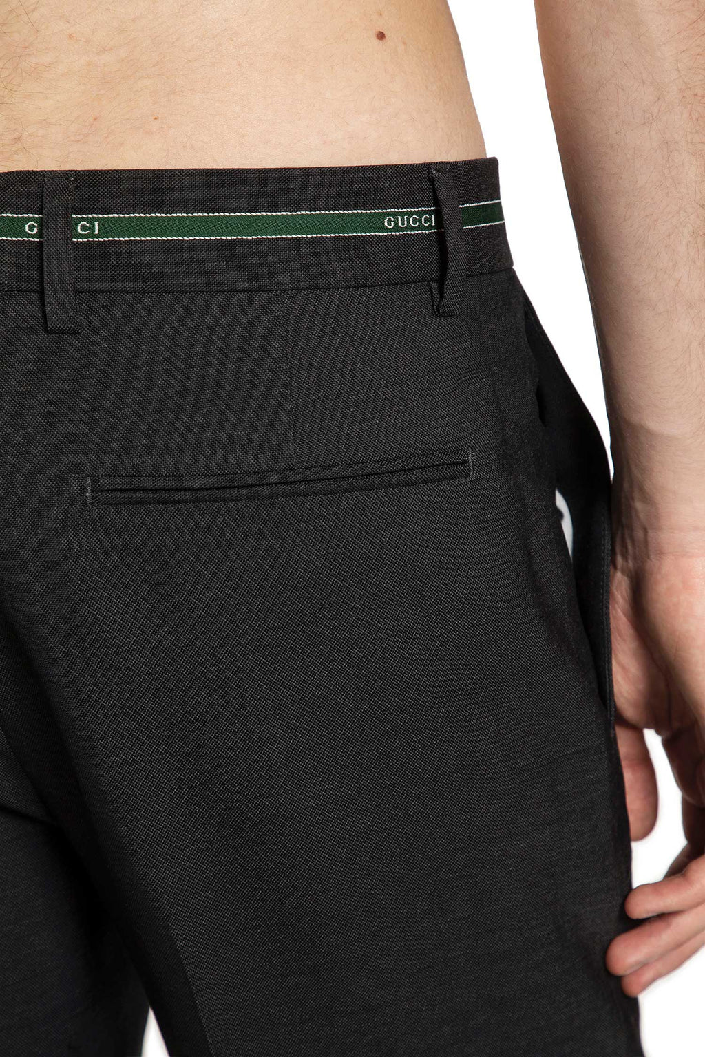 Wool Straight Leg Pants