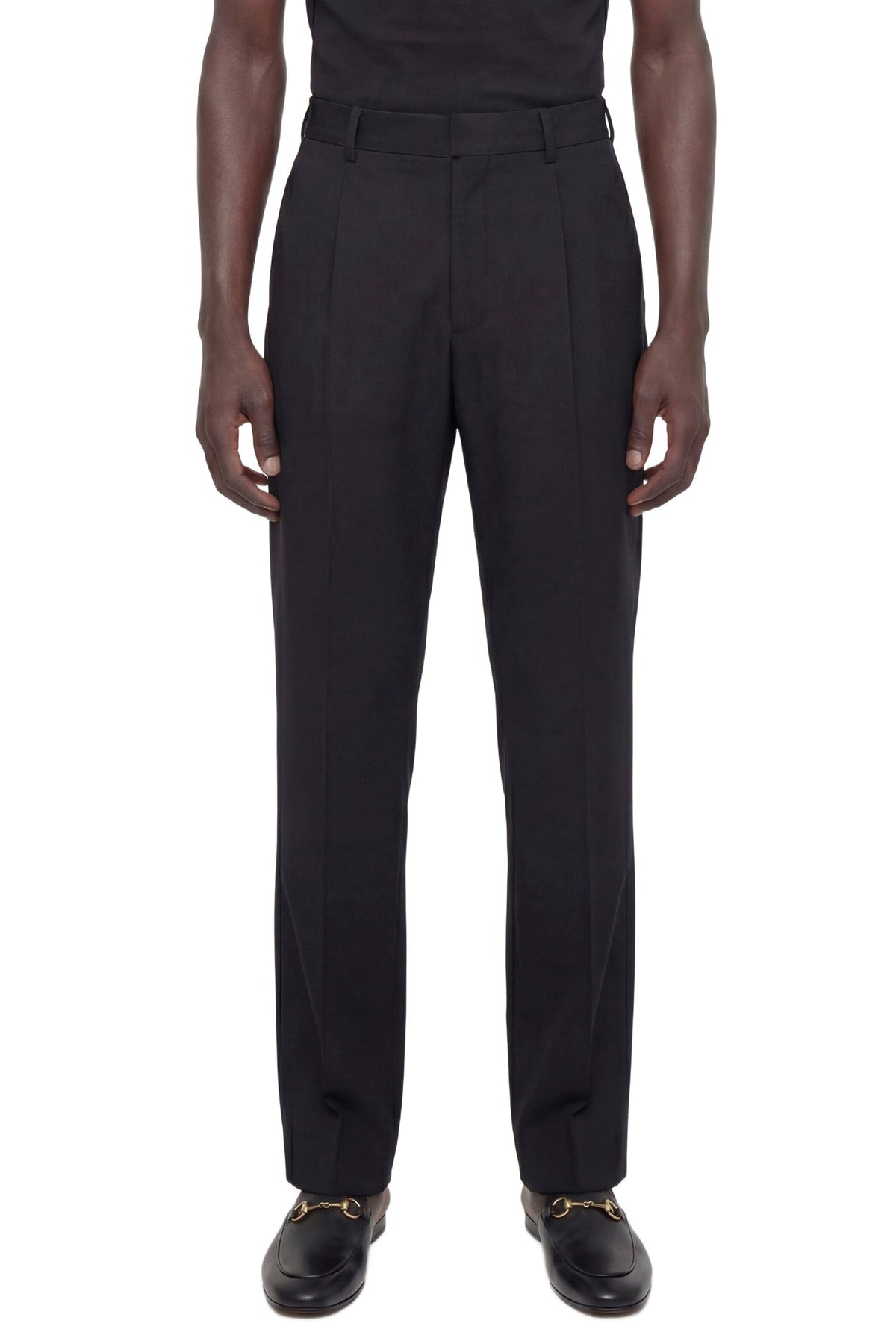 Wool Silk Twill Pants