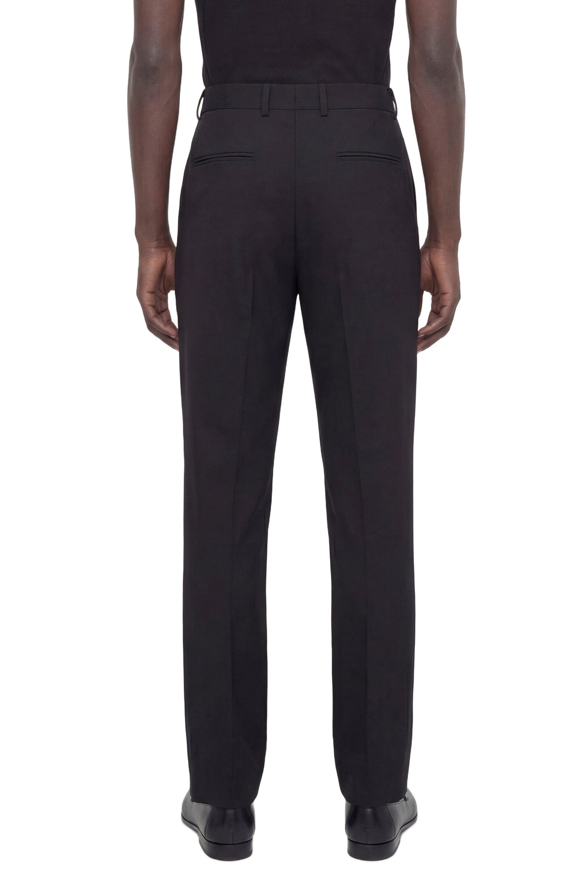 Wool Silk Twill Pants