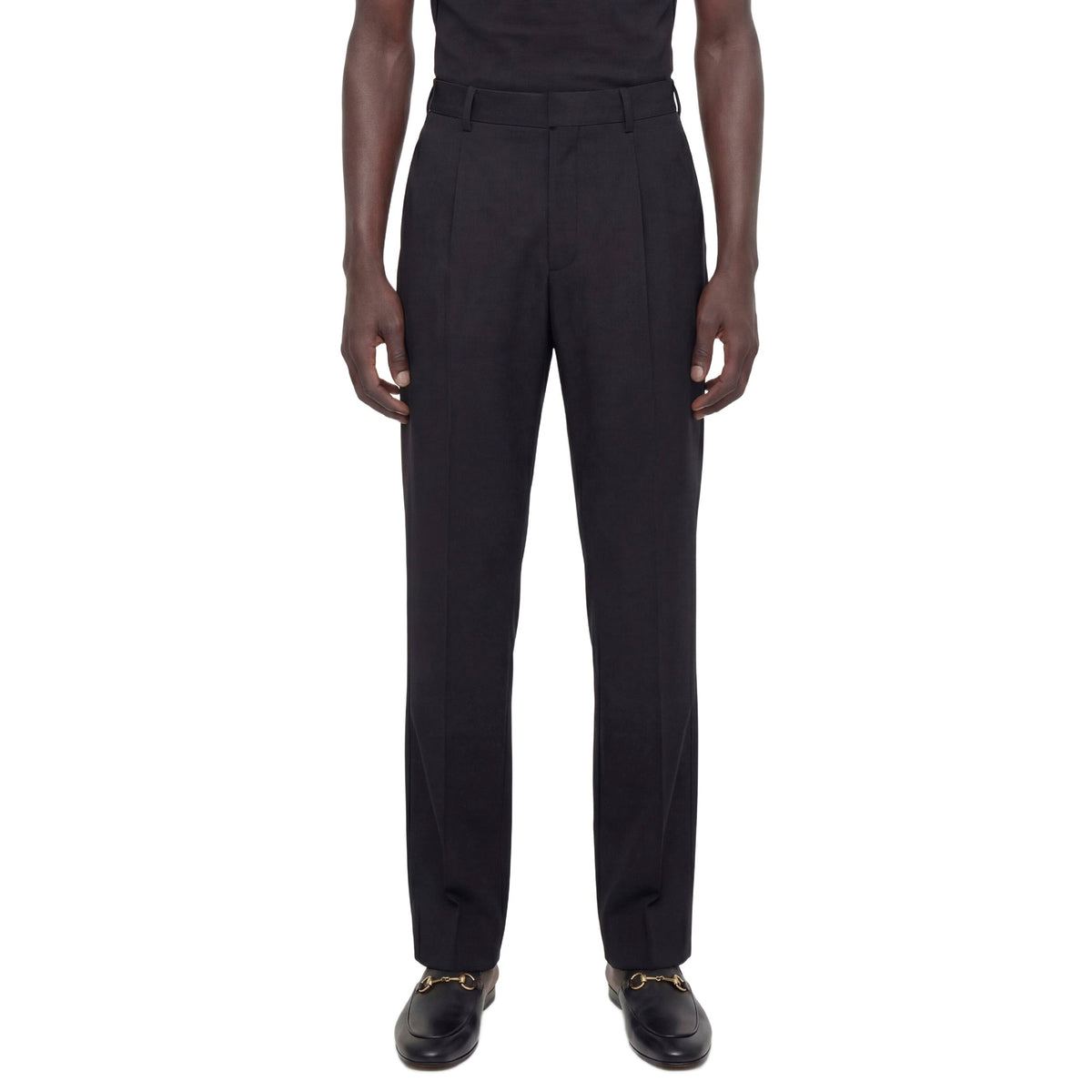 Wool Silk Twill Pants