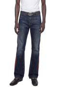 Flared 5 Pocket Jeans with Web