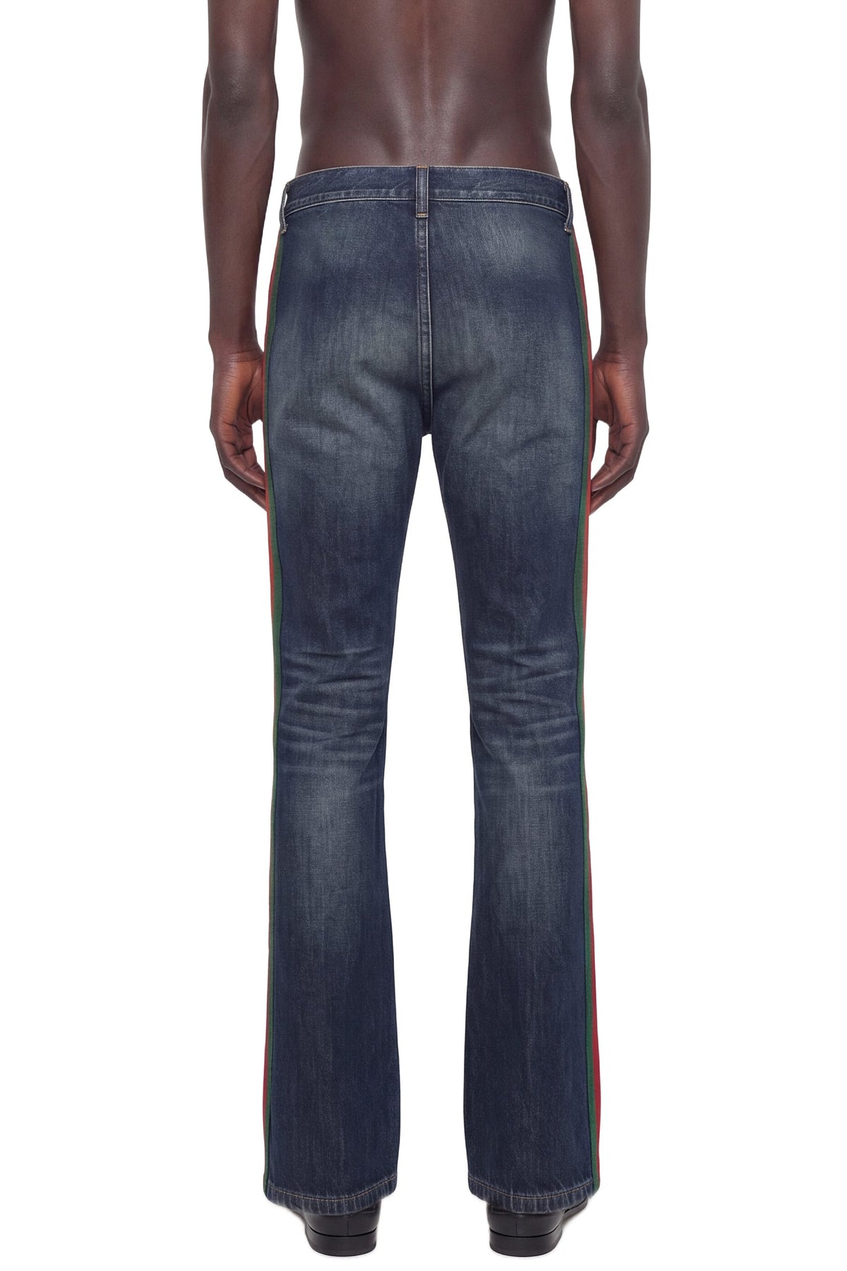 Flared 5 Pocket Jeans with Web