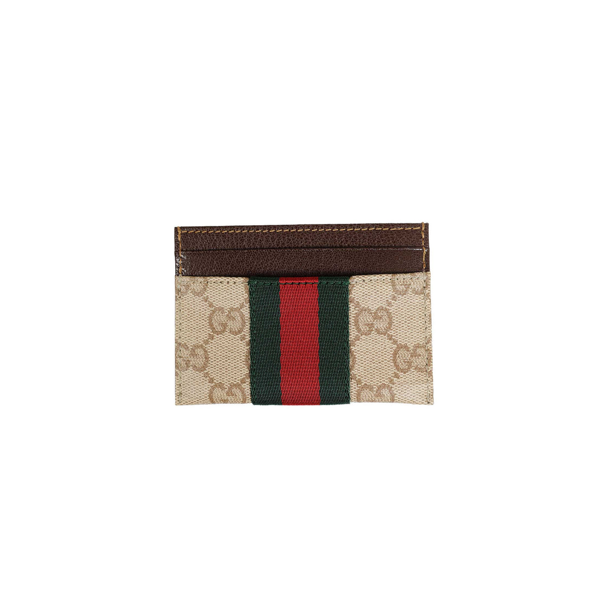 Coated GG Canvas Card Holder