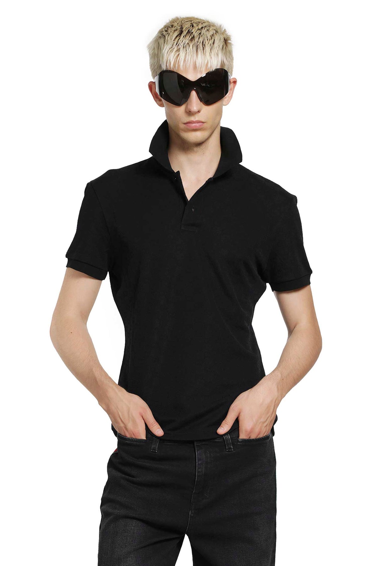 GG Technical Jersey Jacquard Polo Shirt