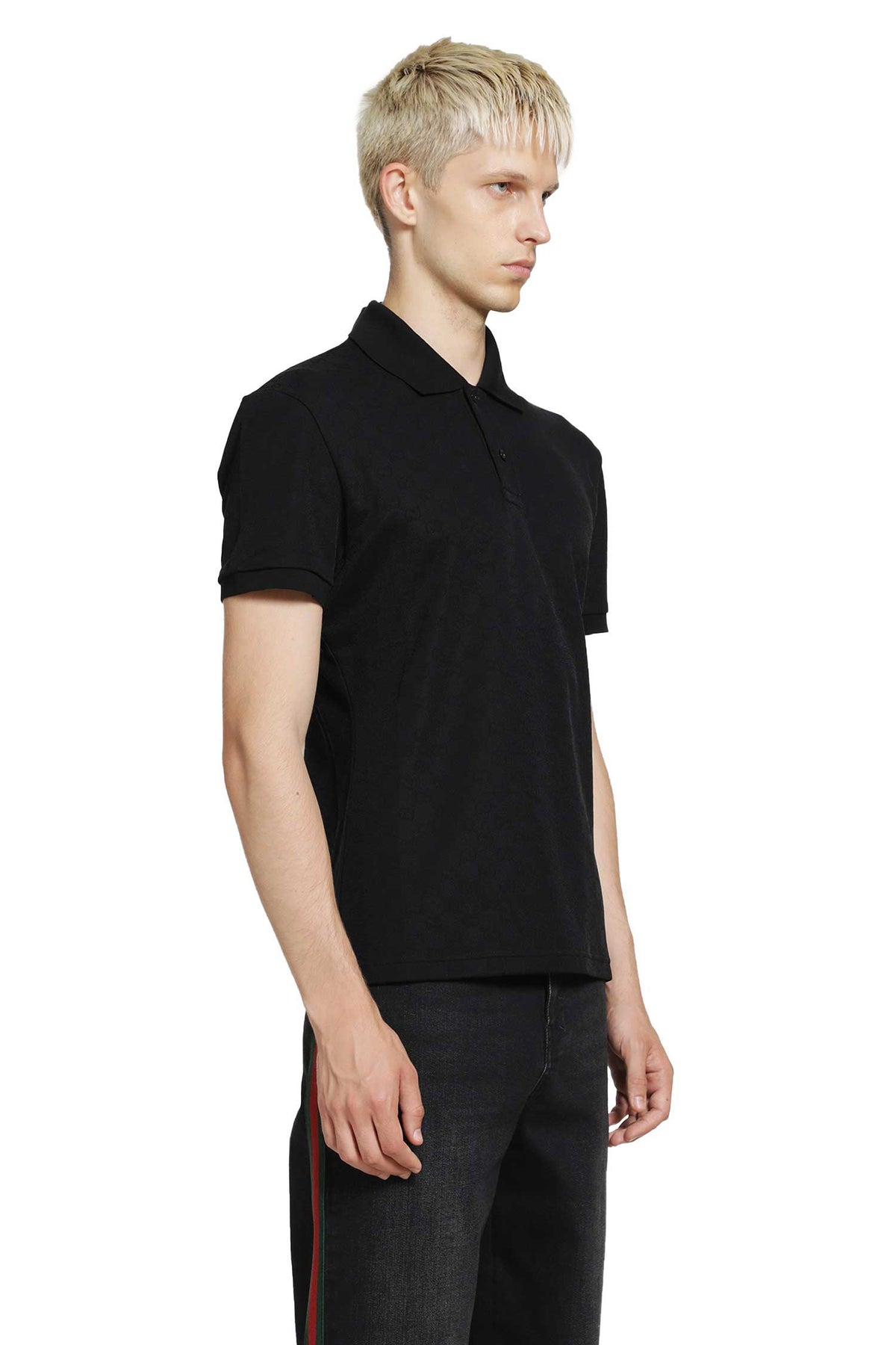 GG Technical Jersey Jacquard Polo Shirt
