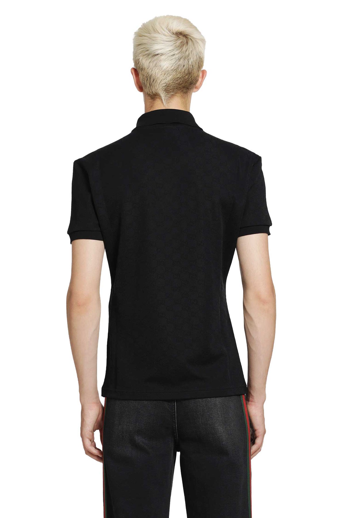 GG Technical Jersey Jacquard Polo Shirt